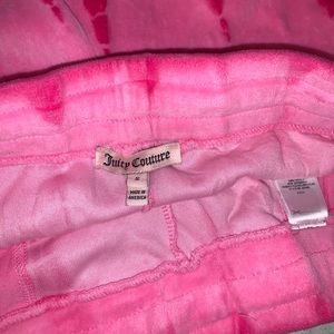 Juicy Couture tie dye pink shorts
